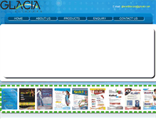 Tablet Screenshot of glacialifecare.com